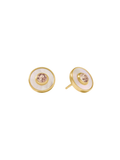 JULIE VOS | Colette Circle Stud - Champagne