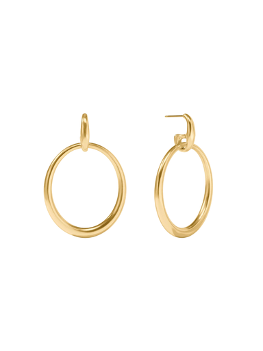 JULIE VOS | Laguna Door Knocker Earring - Gold
