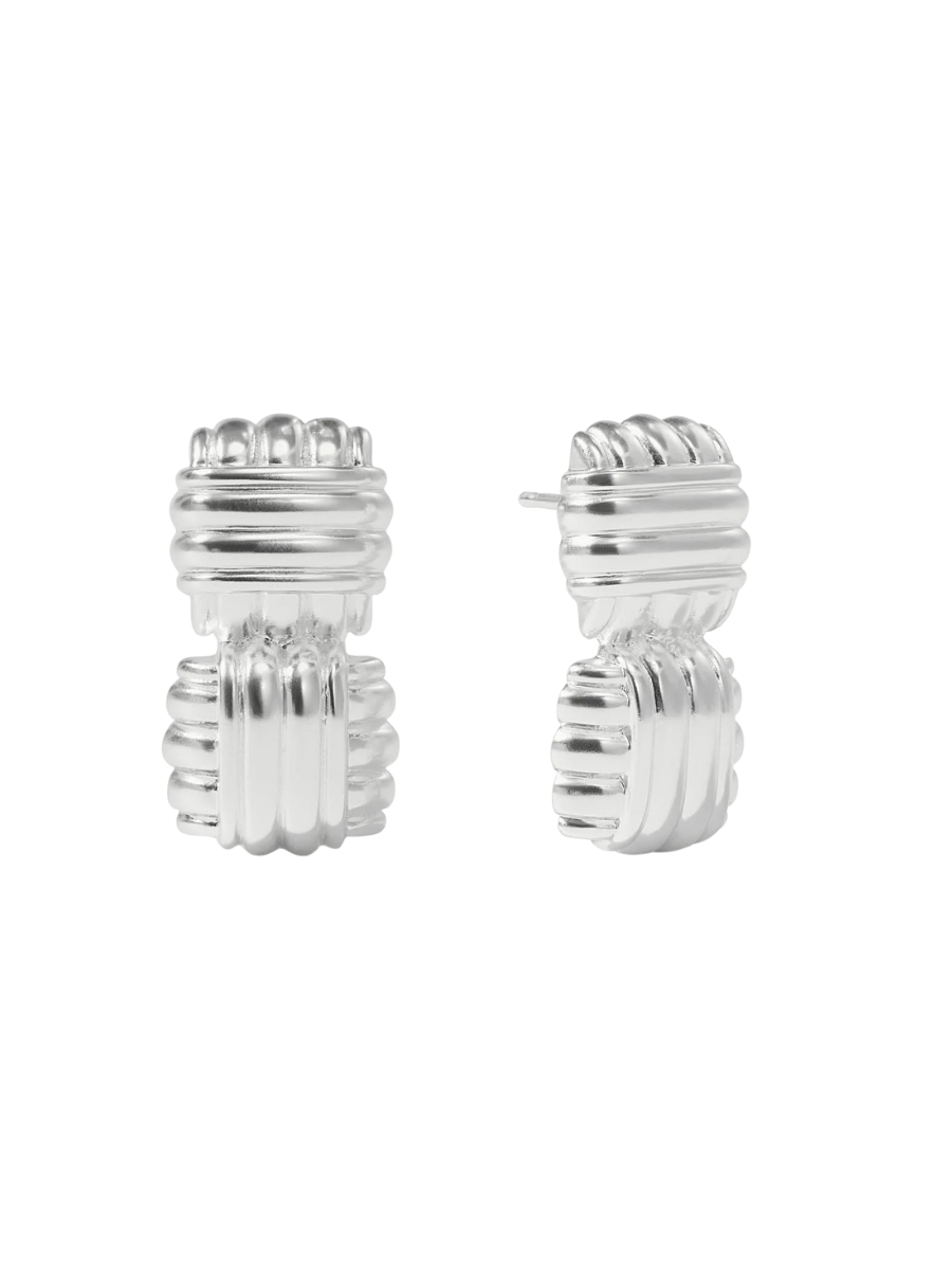 JULIE VOS | Portofino Midi Earring - Silver