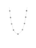 JULIE VOS | Valencia Delicate Station Necklace - Silver