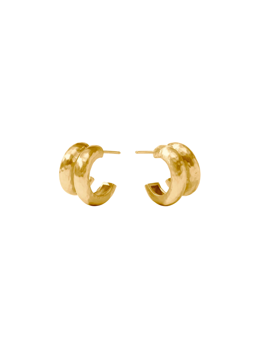 JULIE VOS | Havana Double Hoop - Gold