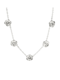 JULIE VOS | Bloom Delicate Station Necklace - Silver