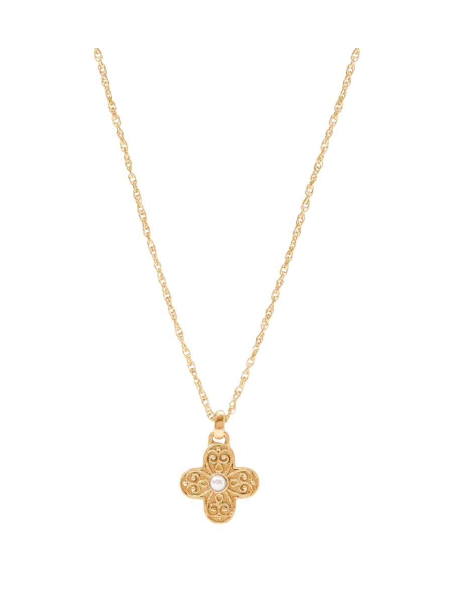 JULIE VOS | Malta Corinth Delicate Necklace - Pearl