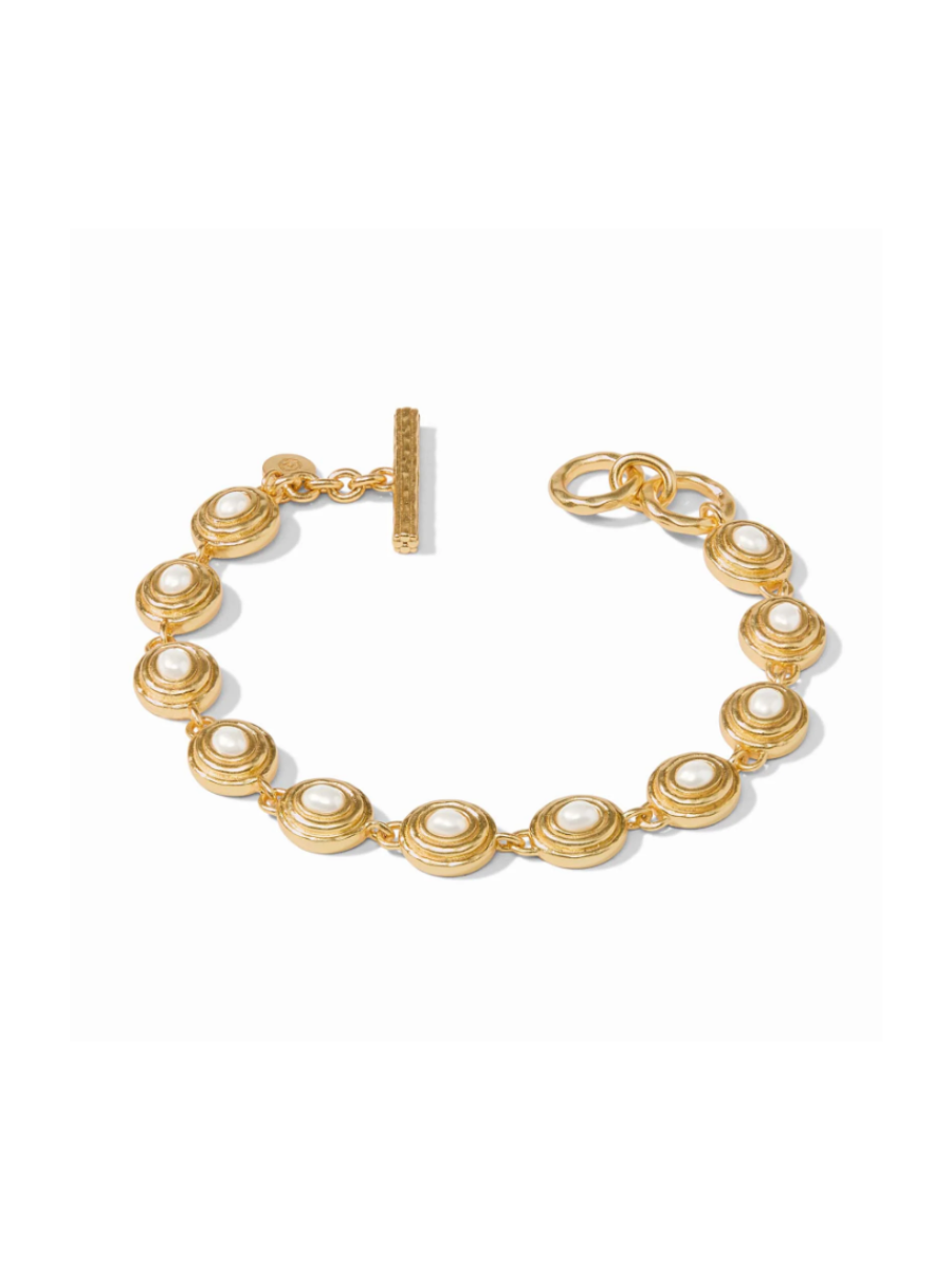 JULIE VOS | Tudor Tennis Bracelet - Gold