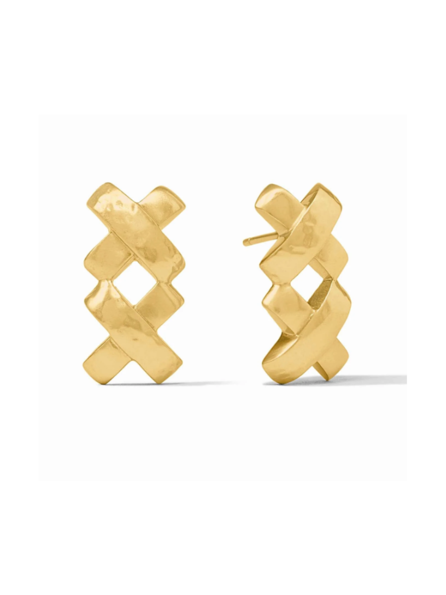 JULIE VOS | Catalina X Midi Earring - Gold