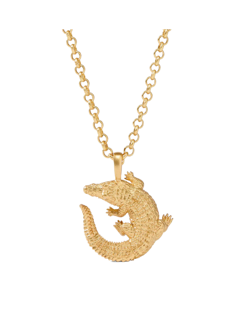JULIE VOS | Alligator Pendant - Gold