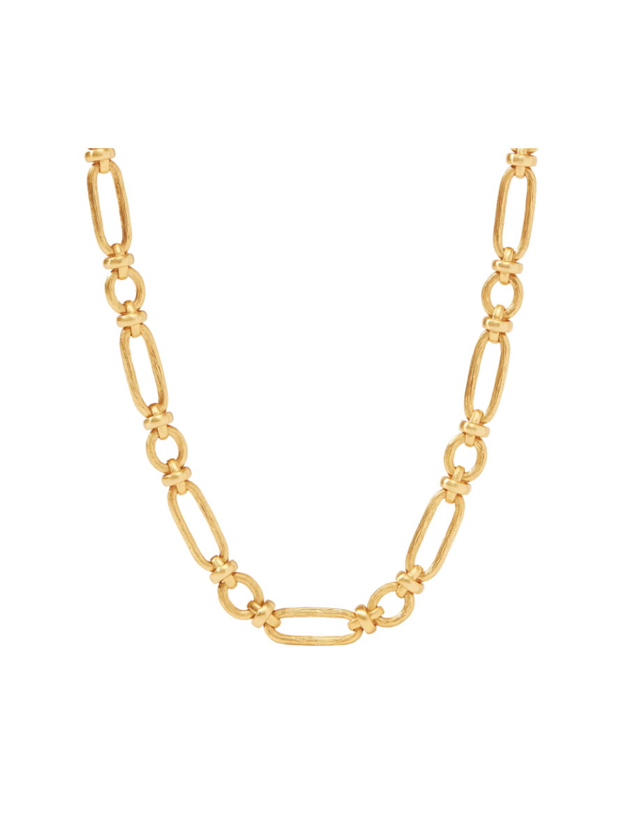 Julie Vos Ivy Link Necklace Gold Chain Necklace Link Necklace Statement Textured Women's Accessory Jewelry Gift Jincy's