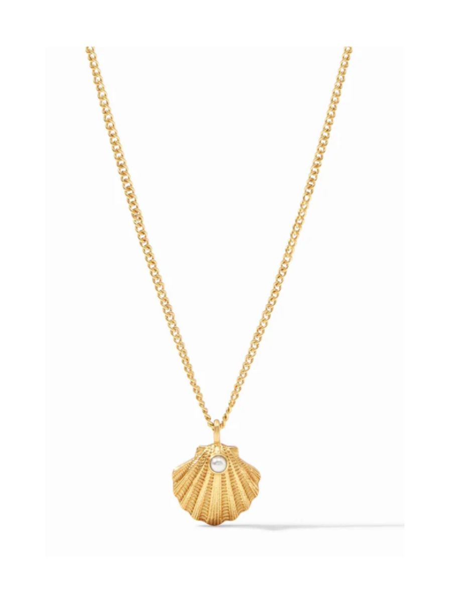 JULIE VOS | Sanibel Shell Delicate Necklace - Gold