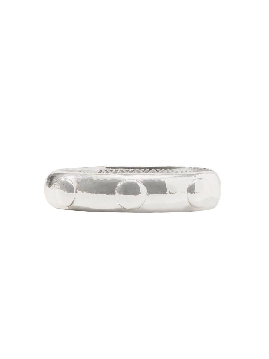 JULIE VOS | Solara Hinge Bangle - Silver