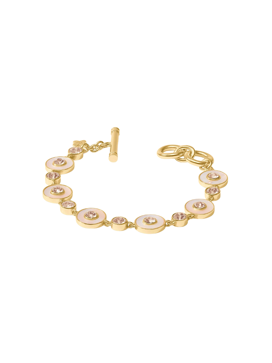 JULIE VOS | Colette Tennis Bracelet - Champagne