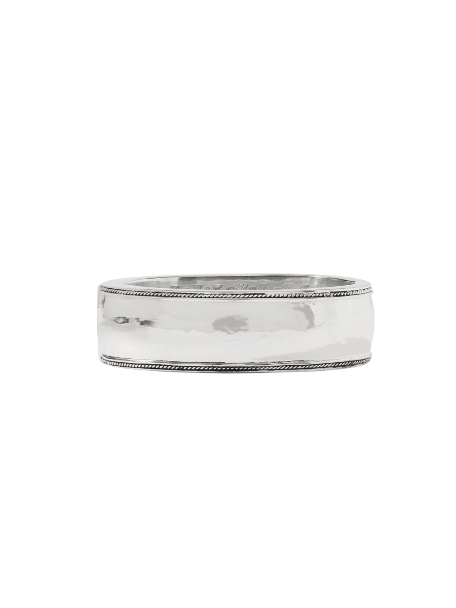 JULIE VOS | Cannes Statement Hinge Bangle - Silver