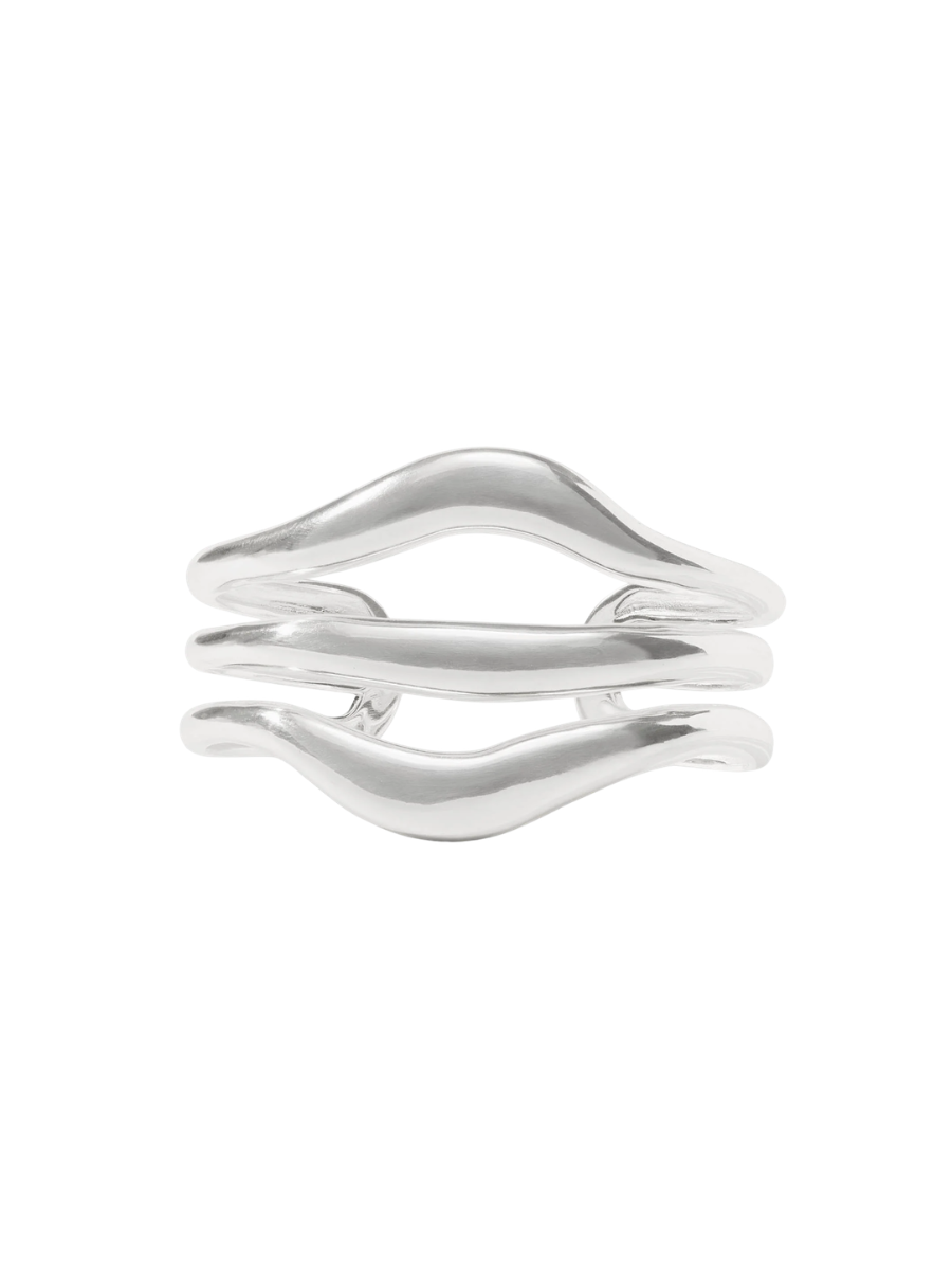 JULIE VOS | Wave Cuff - Silver