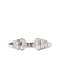 JULIE VOS | Cannes Cuff -  Silver Iridescent Clear Crystal
