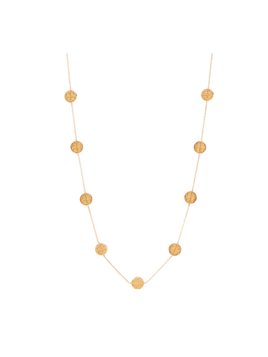 Julie Vos Valencia Delicate Station Necklace Gold Dainty Necklace Gold Women's Jewelry Accessory Gift Jincy's