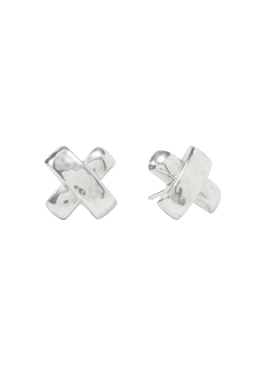 JULIE VOS | Catalina X Stud - Silver