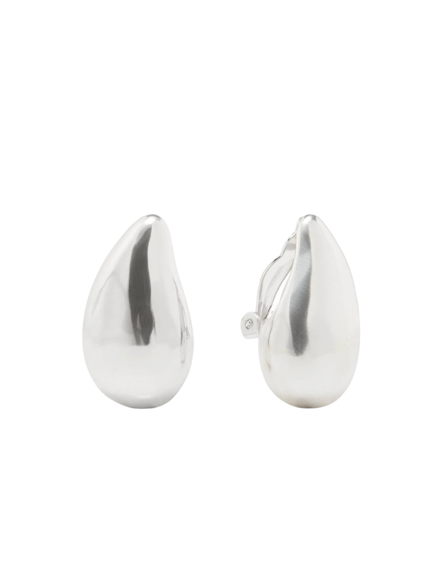 JULIE VOS | Wave Clip Earrings - Silver