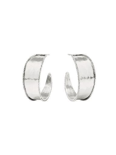 JULIE VOS | Savoy Hoop - Silver