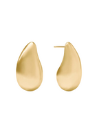 Julie Vos Wave Earring Gold Teardrop Post Back Abstract Women's Accessory Jewelry Gift Jincy's
