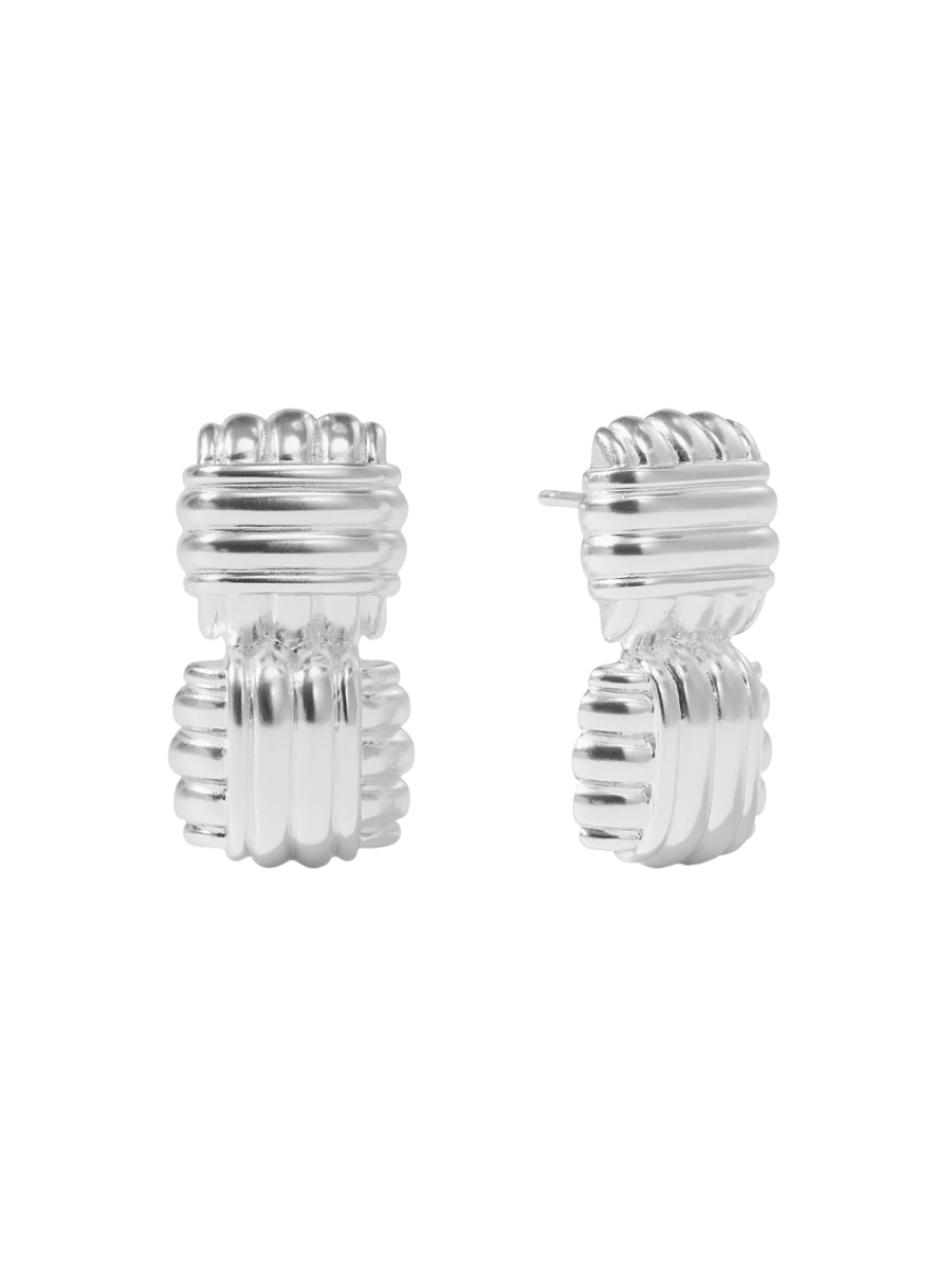 JULIE VOS | Portofino Midi Earring - Silver