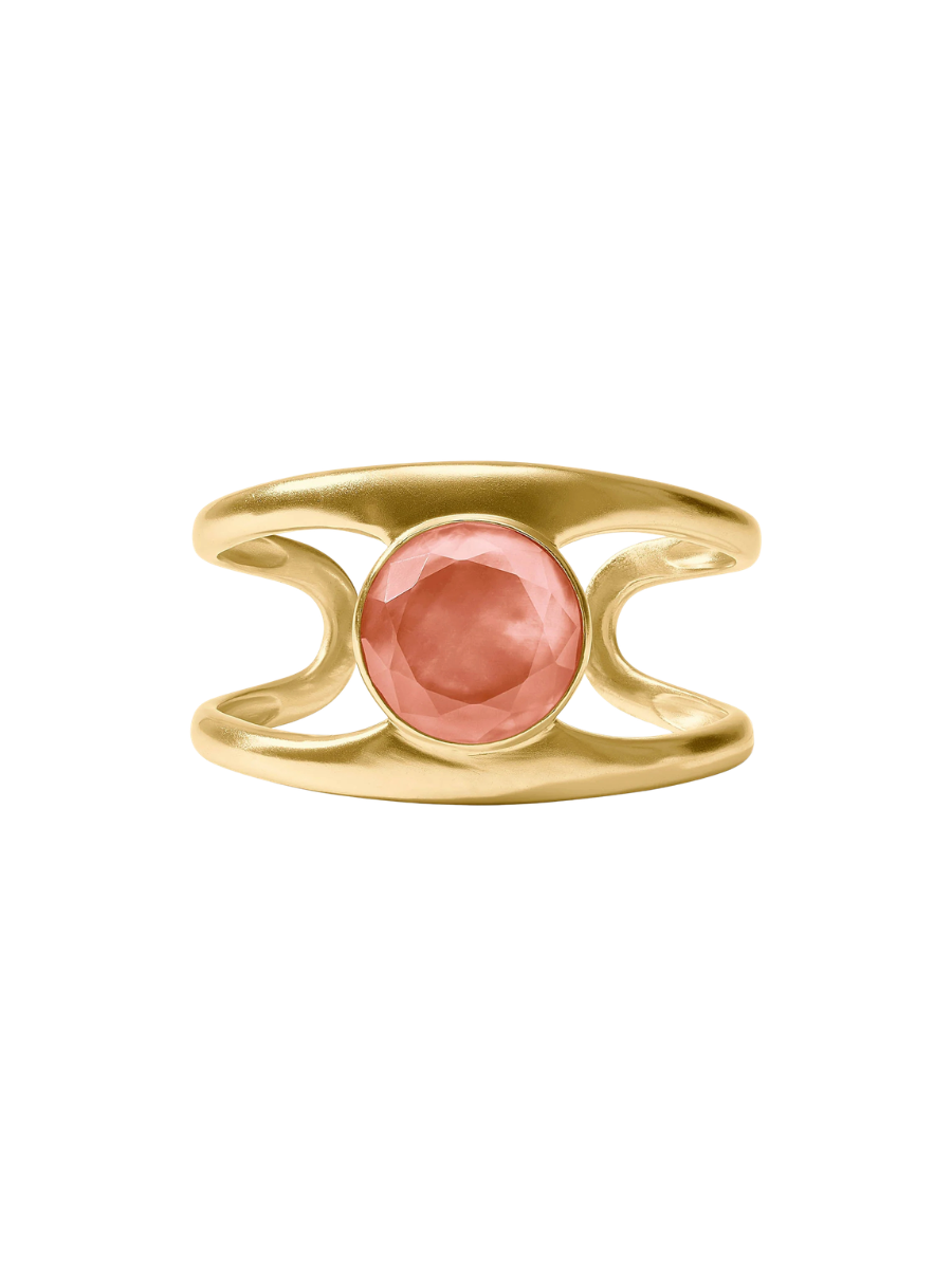 JULIE VOS | Laguna Stone Cuff - Iridescent Melon