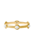 JULIE VOS | Portofino Stone Bangle - White Jade