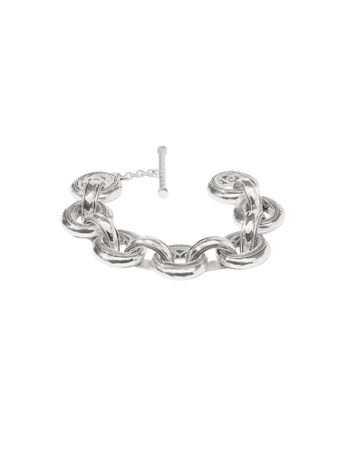 JULIE VOS | Cannes Demi Link Bracelet - Silver