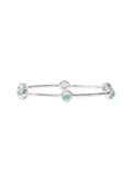 JULIE VOS | Milano Luxe Bangle - Iridescent Aquamarine Blue