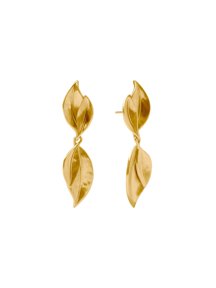 JULIE VOS | Willow Midi Earring - Gold
