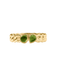 JULIE VOS | Dolce Hinge Bangle - Iridescent Palmetto Green