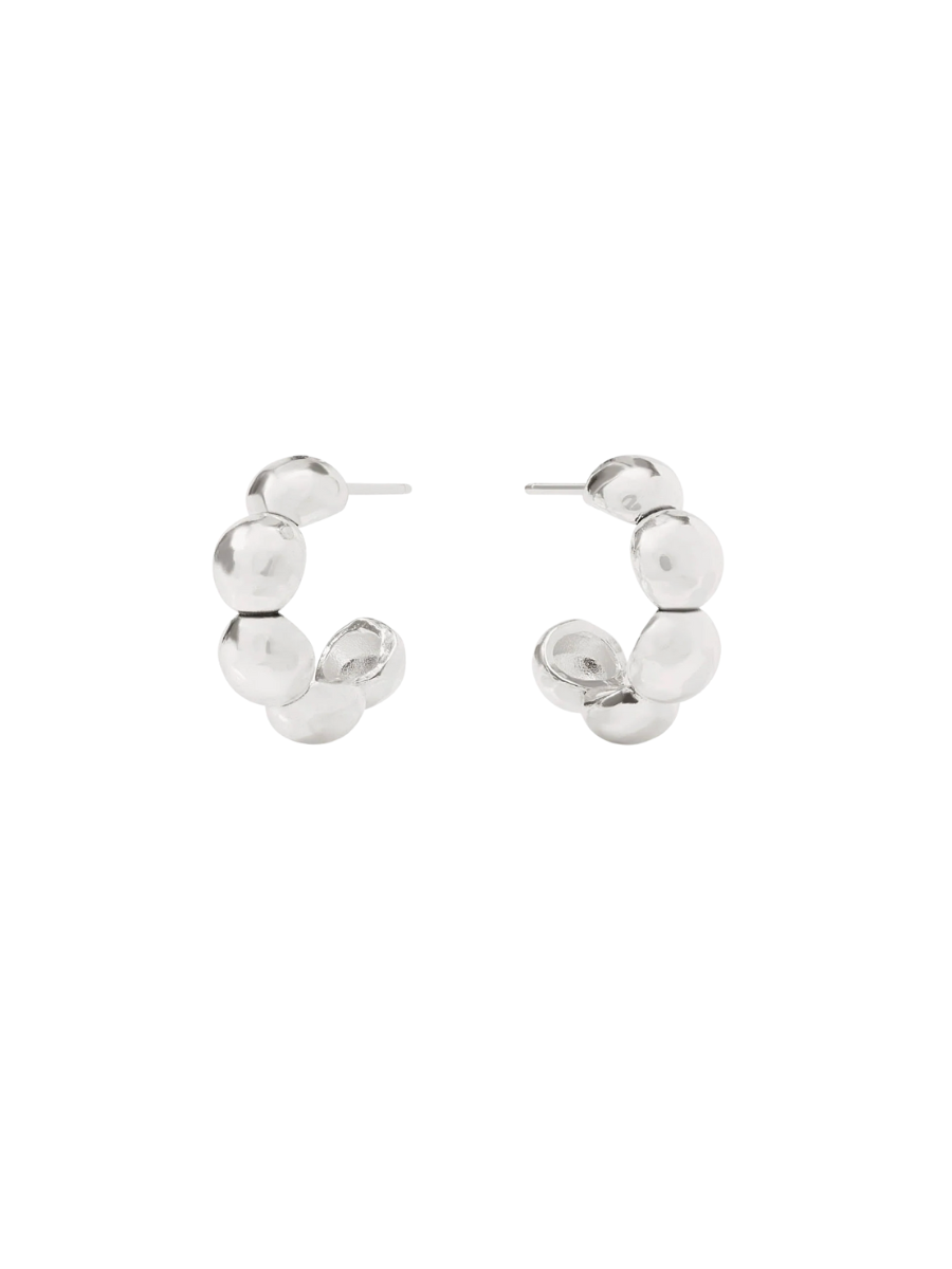 JULIE VOS | Solara Nova Hoop - Silver
