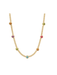 JULIE VOS | Dolce Delicate Station Necklace - Iridescent Multi Stone