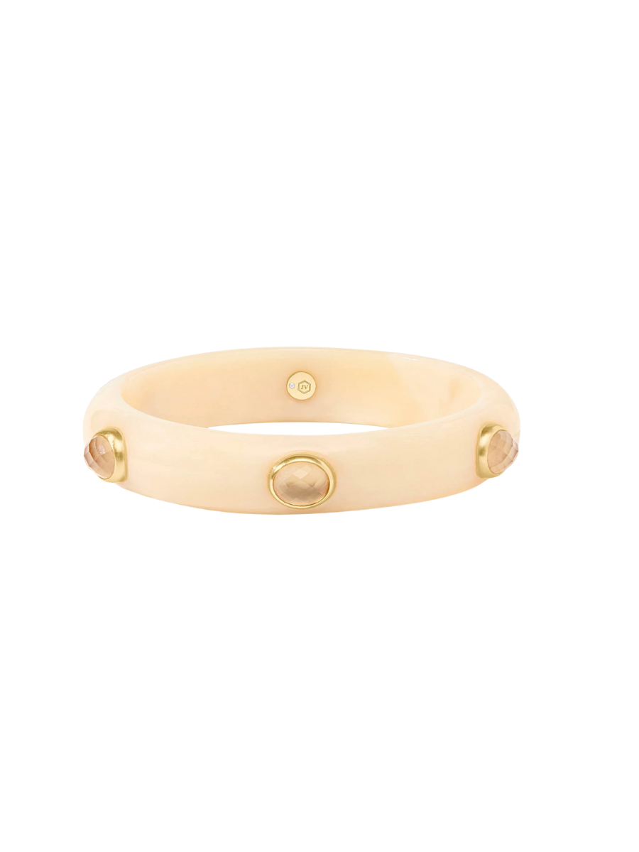 JULIE VOS | Carnaby Stone Bangle - Ivory