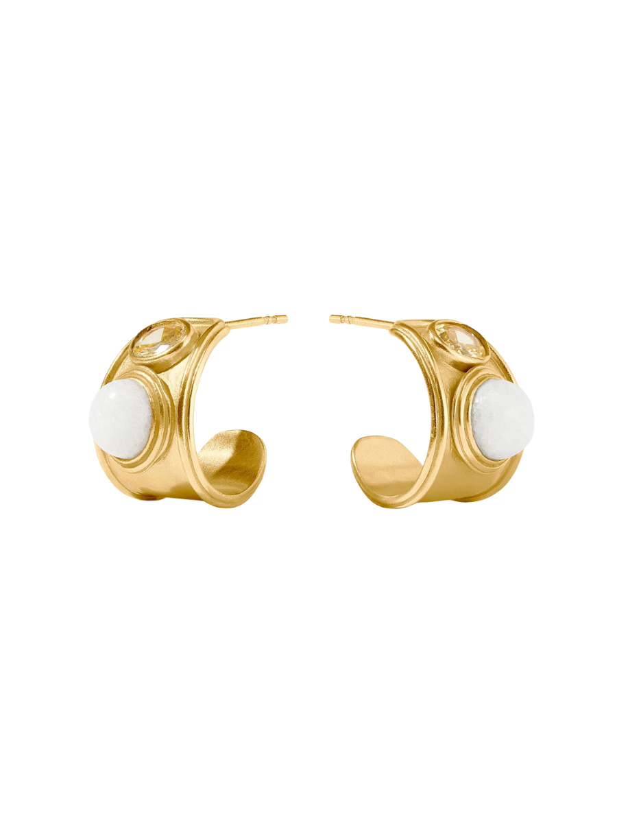 JULIE VOS | Portofino Stone Hoop