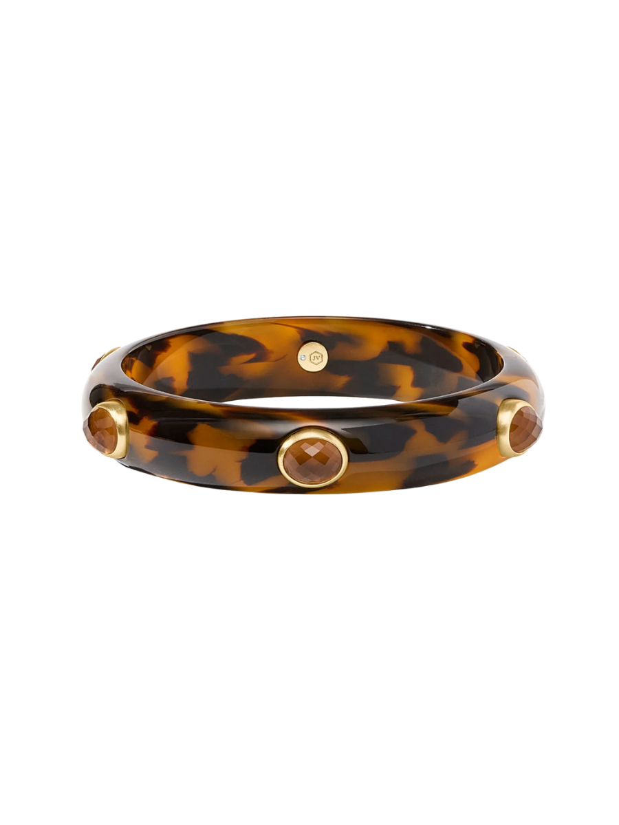 JULIE VOS | Carnaby Stone Bangle - Tortoiseshell