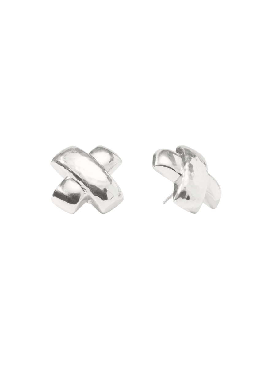 JULIE VOS | Catalina X Earring - Silver