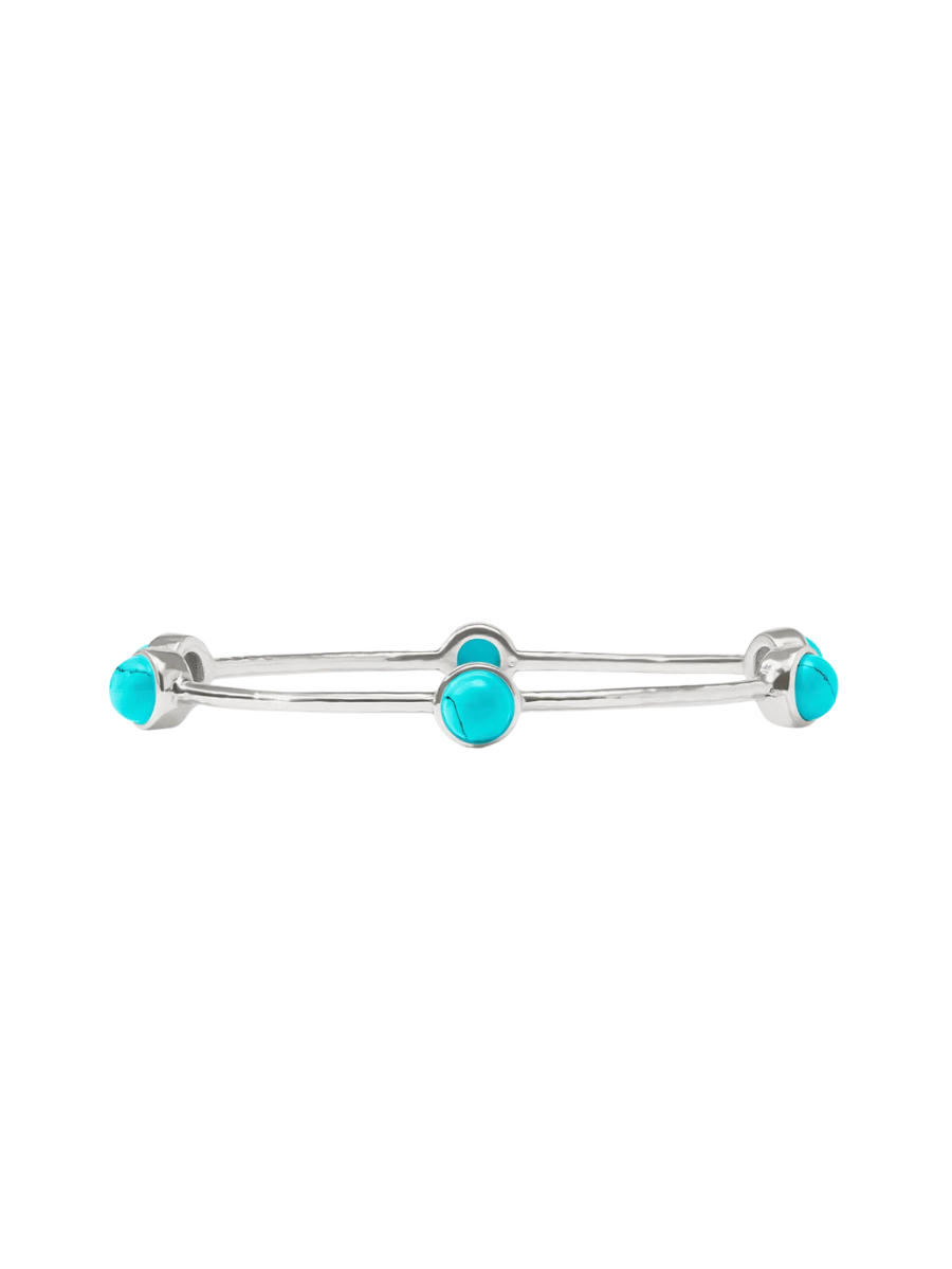 JULIE VOS | Milano Luxe Bangle - Turquoise Blue