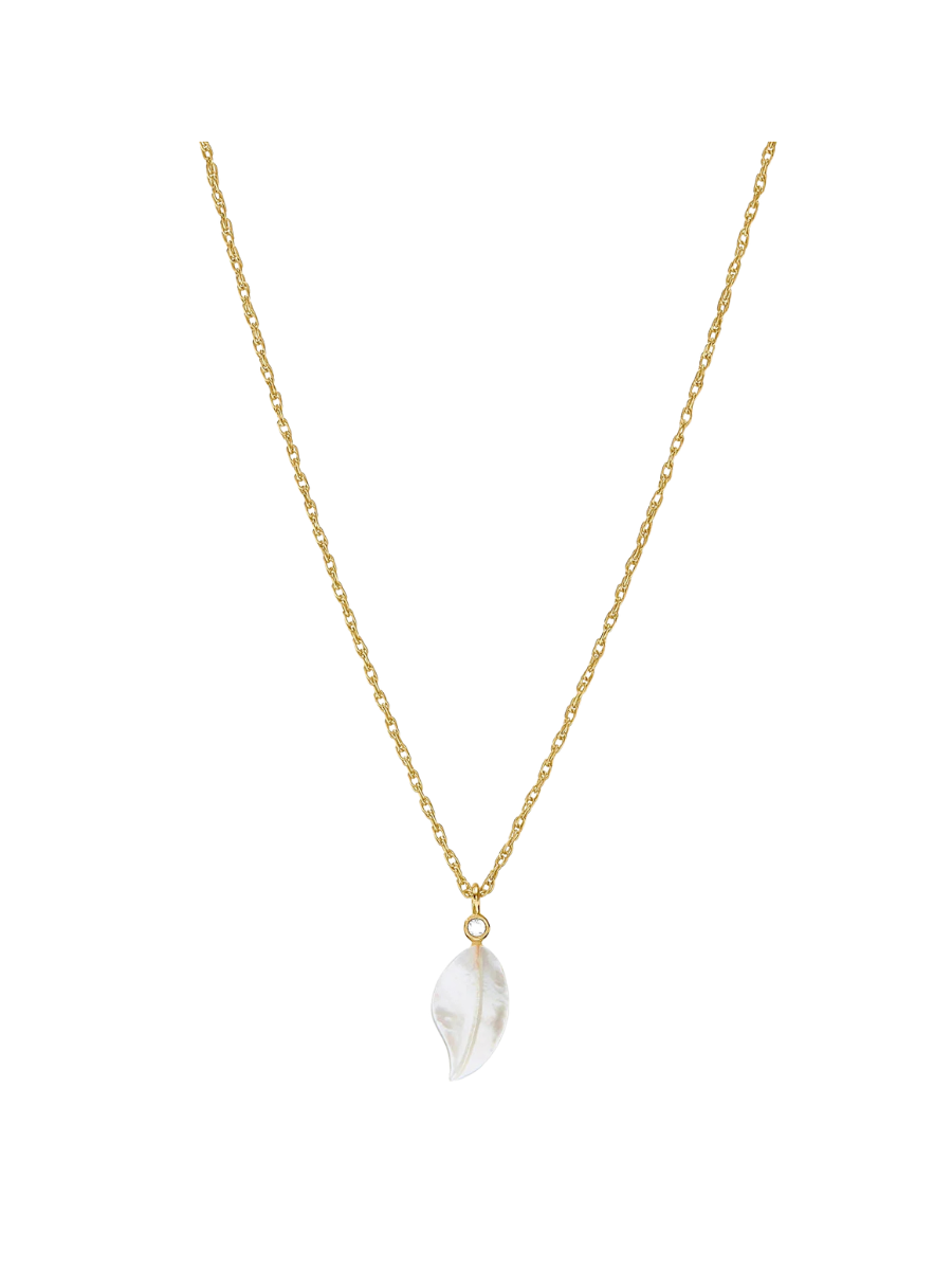 JULIE VOS | Willow Delicate Necklace - Mother Of Pearl