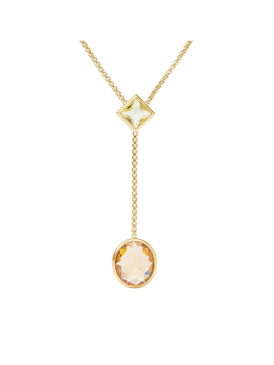 JULIE VOS | Jolie Lariat Necklace - Multi Stone