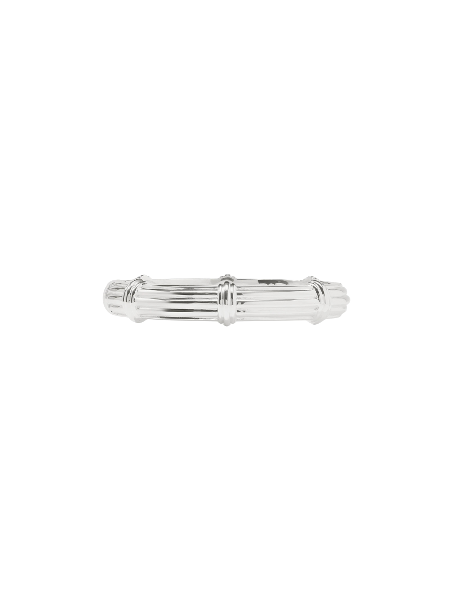 JULIE VOS | Portofino Demi Hinge Bangle - Silver