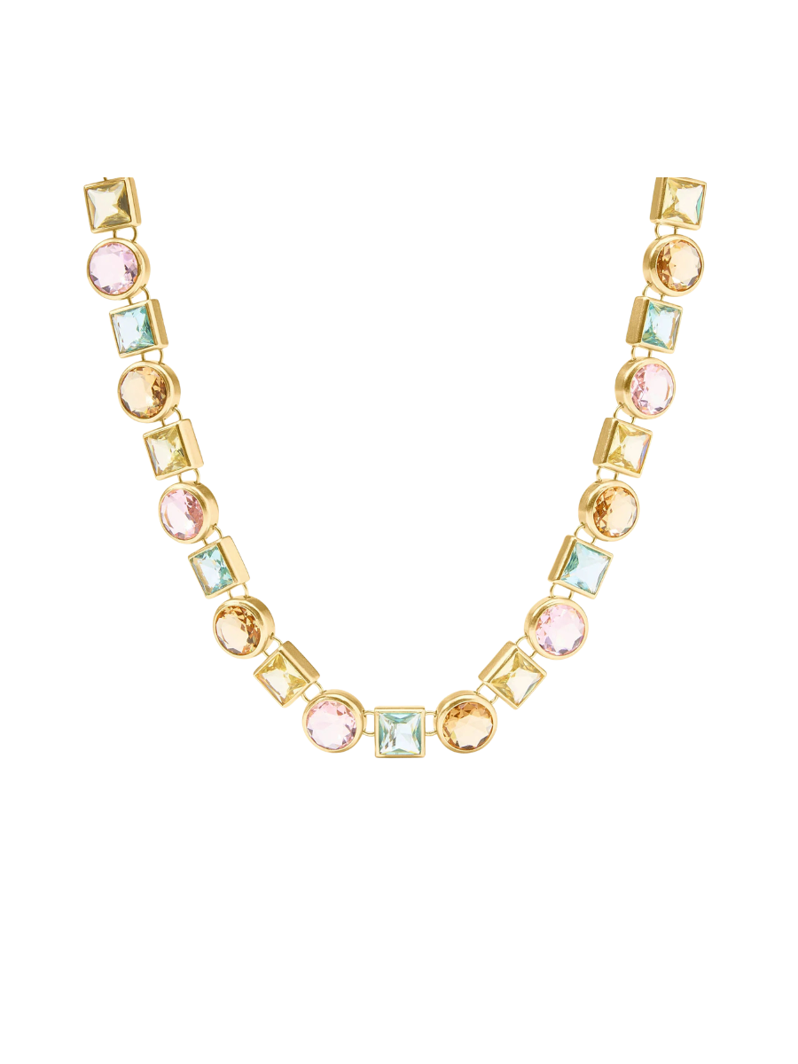JULIE VOS | Jolie Tennis Necklace - Multi Stone