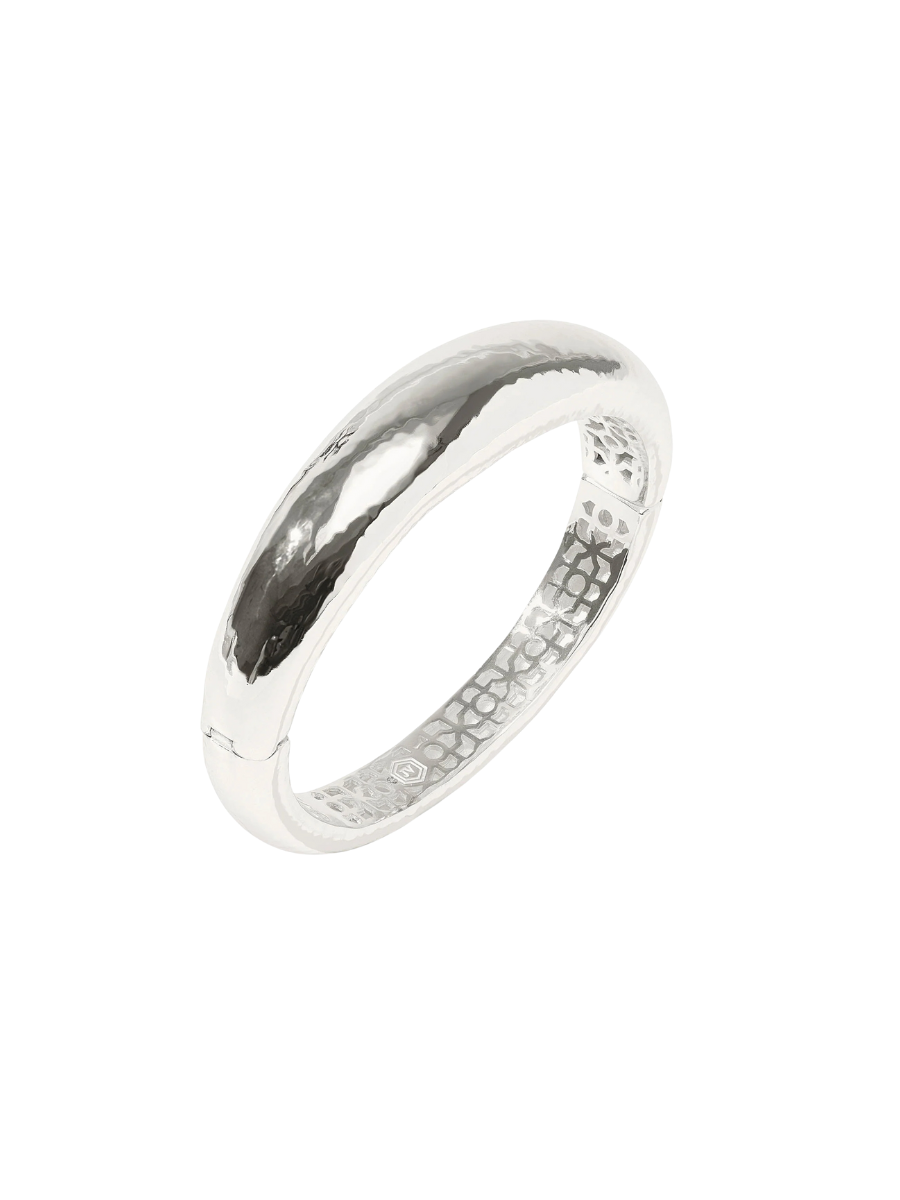 JULIE VOS | Catalina Demi Hinge Bangle - Silver