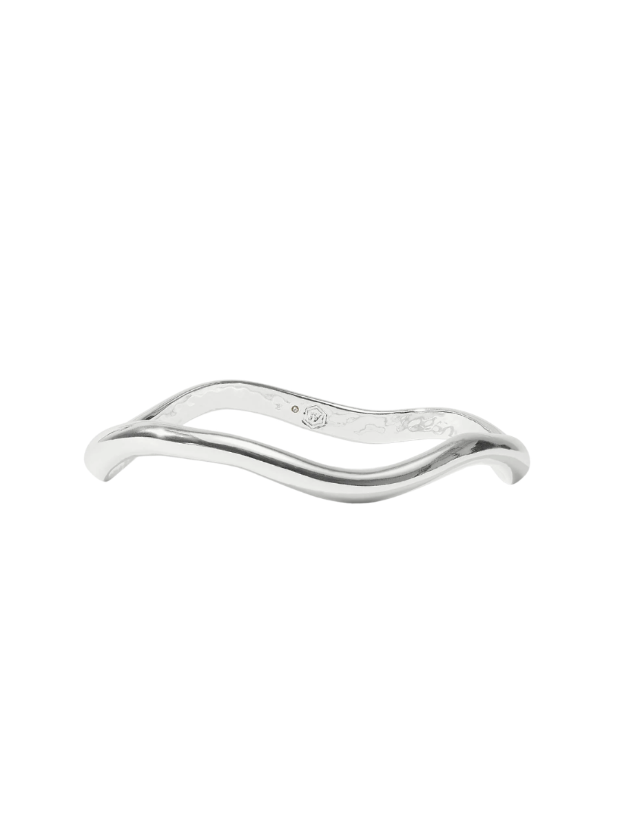JULIE VOS | Wave Bangle - Silver