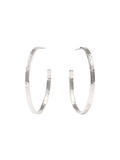 JULIE VOS | Crescent Hoop - Silver