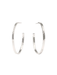 JULIE VOS | Crescent Hoop - Silver