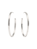 JULIE VOS | Crescent Hoop - Silver