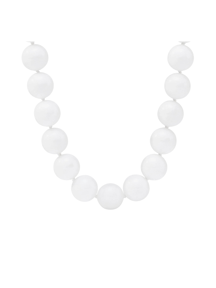 JULIE VOS | Portofino Beaded Necklace - White Jade