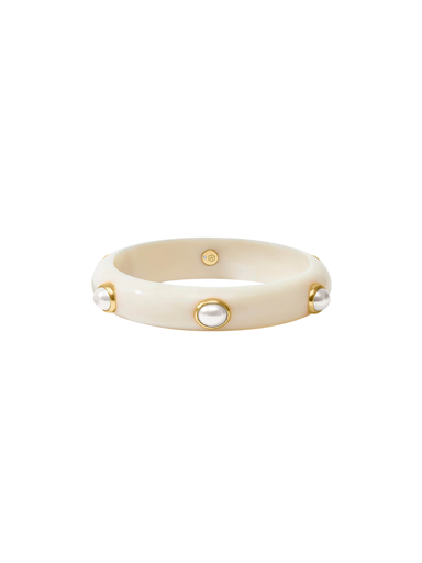 JULIE VOS | Carnaby Stone Bangle - Colette - Pearl