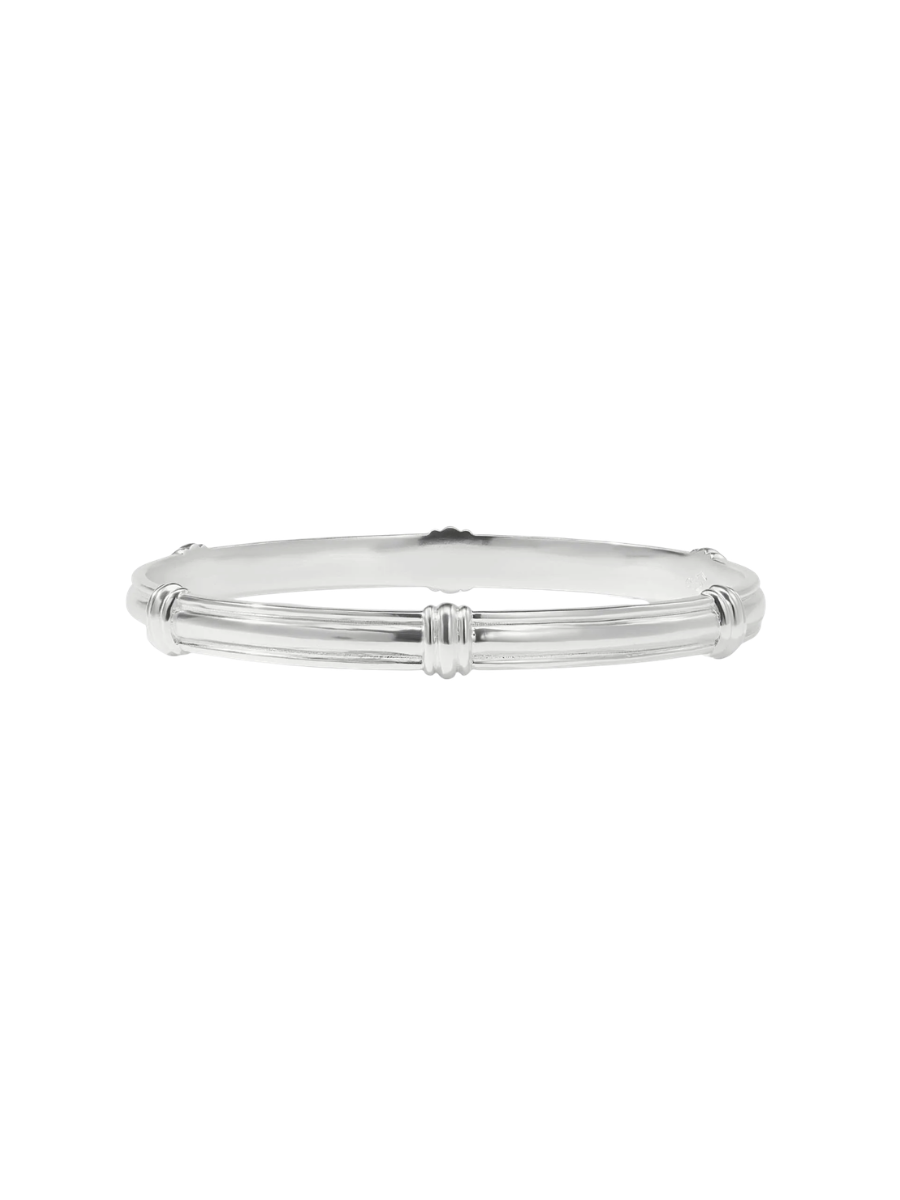 JULIE VOS | Portofino Stacking Bangle - Silver