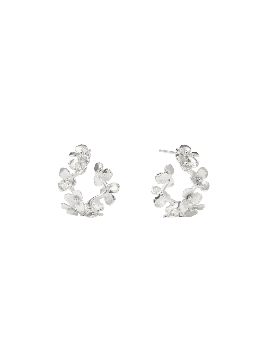 JULIE VOS | Bloom Hoop - Silver