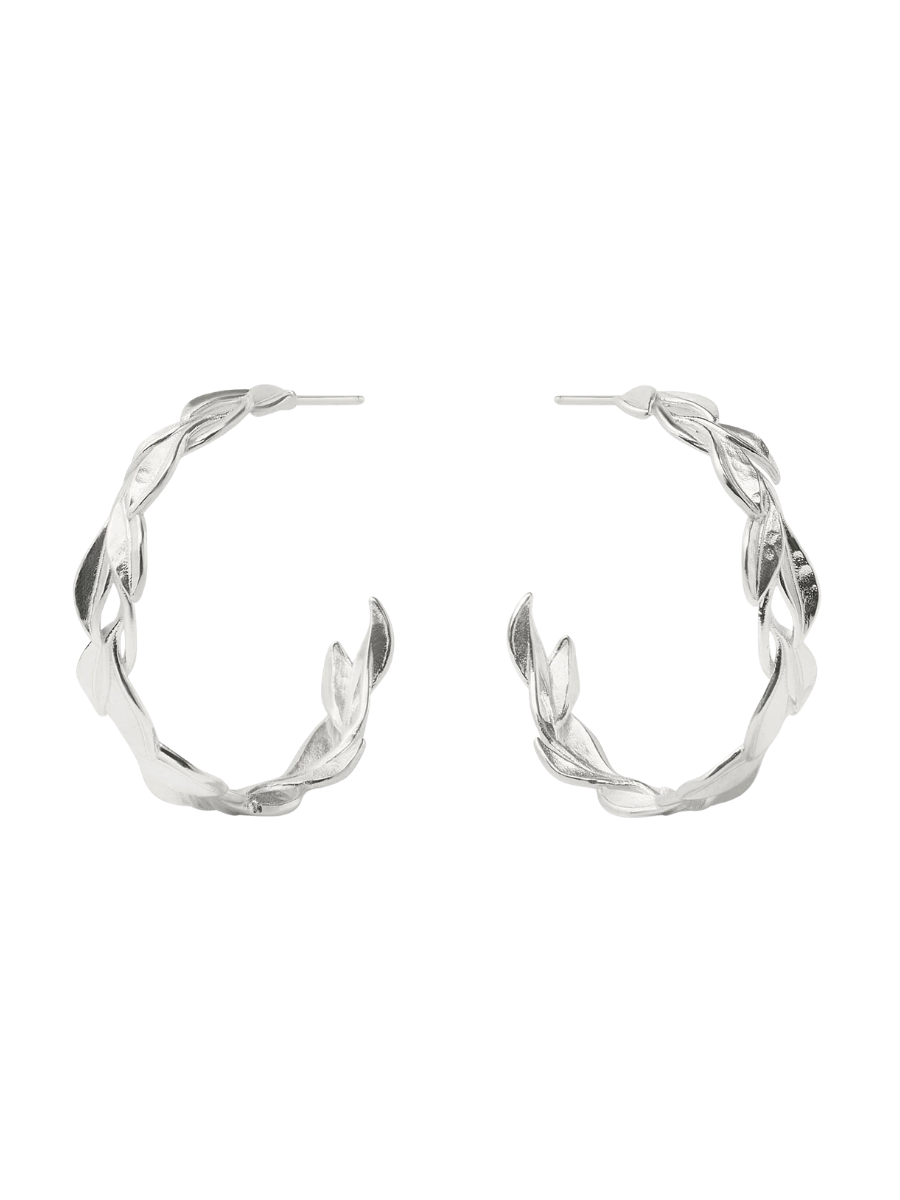 JULIE VOS | Willow Hoop - Silver